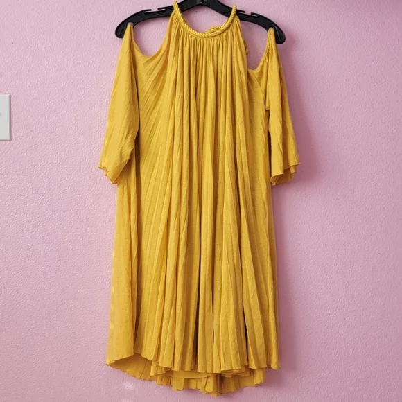 RACHEL ZOE Silk PLEATED DRESS/ S. - Picture 3 of 10